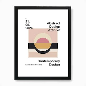 Abstract Design Archive Poster 15 Art Print