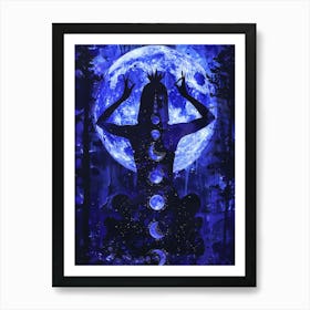 Full Moon Canvas Print 4 Art Print