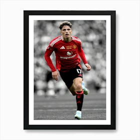 Alejandro Garnacho Manchester United Art Print