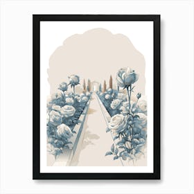 Rose Garden Art Print