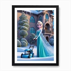 A Princess Work Is Never Done Art Print