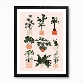 Houseplants Print Art Print