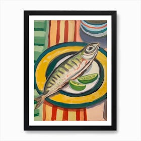 Smelt Italian Still Life Painting Art Print