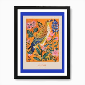 Spring Birds Poster Vulture 2 Art Print