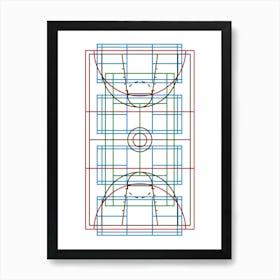 Gymnasium Sport Graphic Pattern Art Print