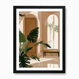 Room With Plants 1 Art Print