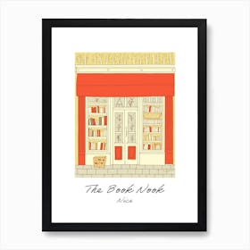 Nice The Book Nook Pastel Colours 1 Poster Art Print