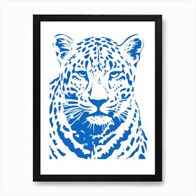 Leopard Head Art Print