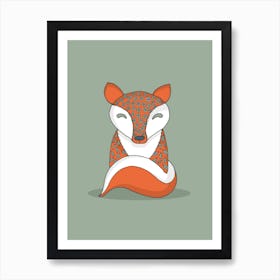 Crafty Fox Art Print