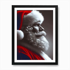 Santa Claus, Saint Nicholas, Classic  Art Print