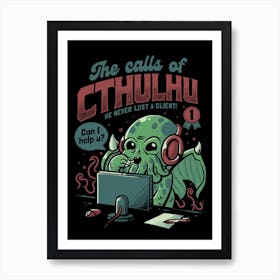 The Calls Of Cthulhu Art Print