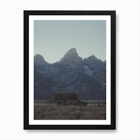 Wyoming Valley Cabin Art Print