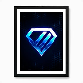 Diamond Rocket League 1 Art Print