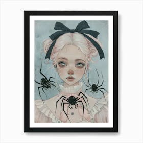 Cute Spiders Art Print