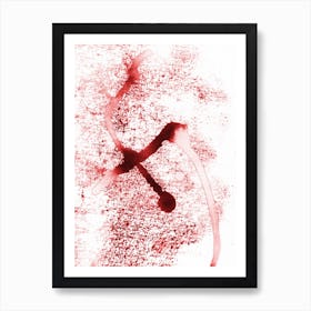 X marks the spot Art Print