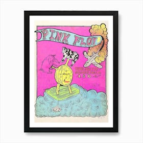 Pink Floyd Poster July 12, 1994 Soldier Field Chicago David Gilmour Nick Mason Art Print