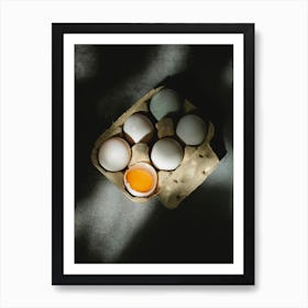 Eggs In A Carton 3 Art Print