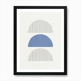 Lines and Shapes - B03 Art Print