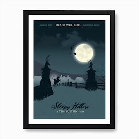Sleepy Hollow Movie Art Print