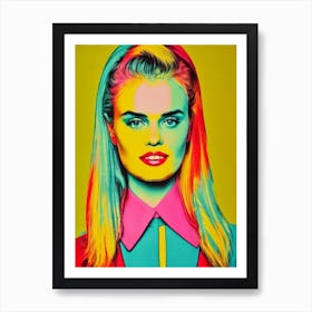 Alice Eve Colourful Pop Movies Art Movies Art Print