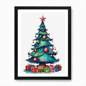 Christmas Tree Art Print