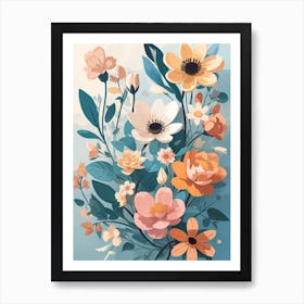 Flowers In A Vase 9 Art Print