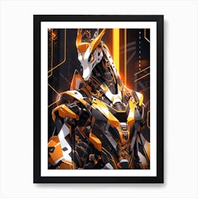 Futuristic Robot 1 Art Print