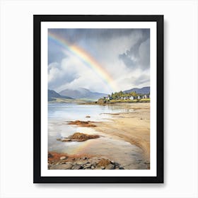 Rainbow Over Scotland 2 Art Print