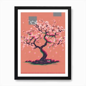 Cherry Blossom Tree Art Print