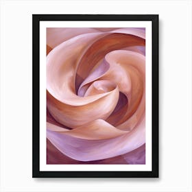 Abstract Rose 2 Art Print