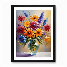 Watercolor Flowers 28 Art Print