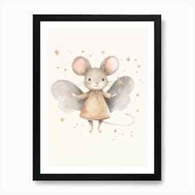 Fairy Mouse Nursery Art Print