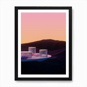 Sunset & Chill Art Print