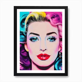 Anne Hathaway Pop Movies Art Movies Art Print