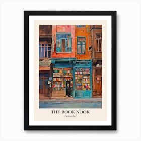 Instanbul Book Nook Bookshop 4 Poster Art Print