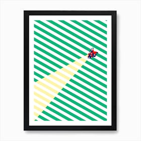 Vespa Love Art Print