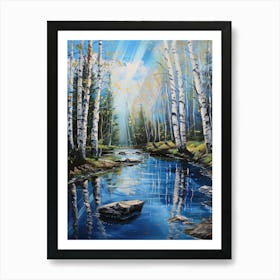 Birch Trees 24 Art Print