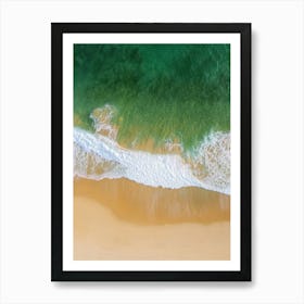 Aerial View Of A Beach 75 Art Print