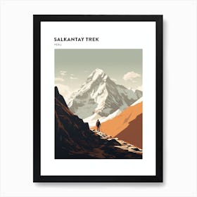 Salkantay Trek Peru 1 Hiking Trail Landscape Poster Art Print