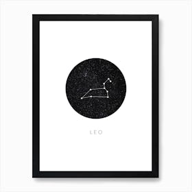 Leo Constellation Art Print