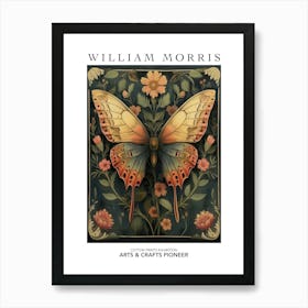 William Morris Print Butterfly Botanical Exhibition Poster Vintage Wall Art Textiles Art Vintage Poster Art Print