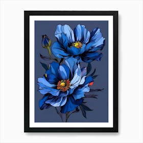 Blue Poppy 1 Art Print