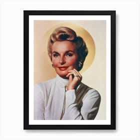 Joanne Woodward Retro Collage Movies Art Print