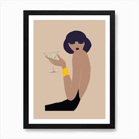 Le Cocktail Art Print