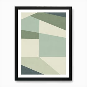 Composition Of Geometric Shapes 42 Art Print