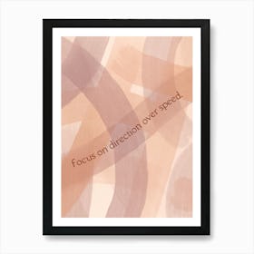 Focus On Direction Art Print