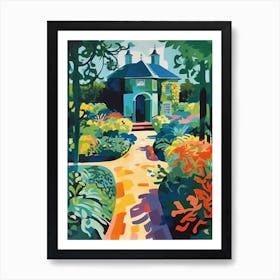 Hidcote Manor Garden, United Kingdom, Painting 8 Art Print