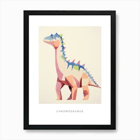 Nursery Dinosaur Art Chasmosaurus 2 Poster Art Print