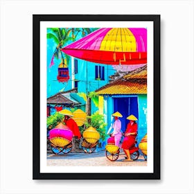 Hoi An Vietnam Pop Art Photography Tropical Destination Art Print