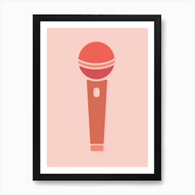 Mic Drop Art Print